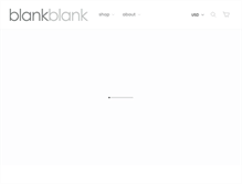 Tablet Screenshot of blankblank.net