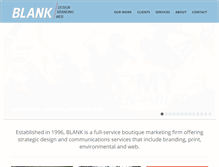 Tablet Screenshot of blankblank.com